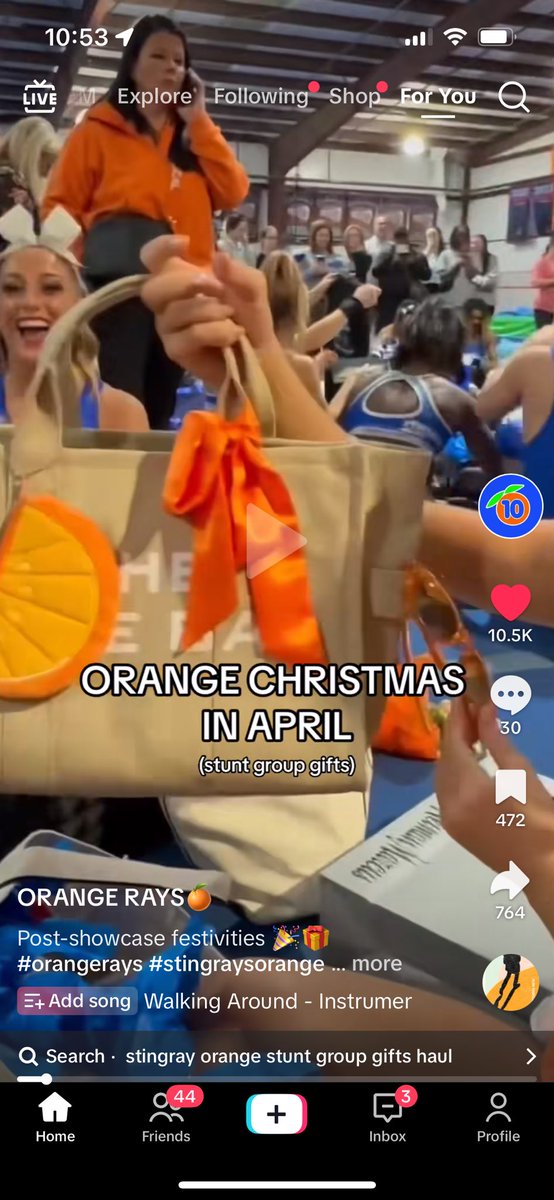 i wanna be on orange just for the worlds gifts