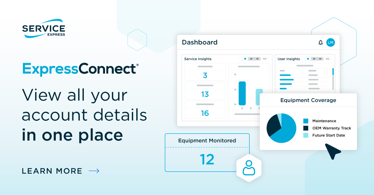 User-friendly account management resources are included with your maintenance. See how ExpressConnect® brings everything together in one place. 🔗 bit.ly/3xHtbBA