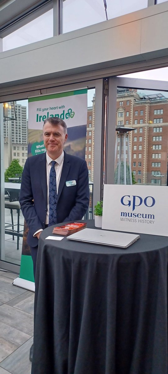 This week we had the honour of promoting our award winning museum on the @TourismIreland 'Best of Ireland' sales mission. We had very productive meetings with travel agents and media in to the US cities of Cleveland, Cincinnati, Minneapolis St Paul and Chicago.