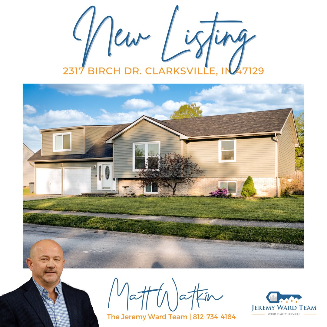 🌟𝗡𝗘𝗪 𝗟𝗜𝗦𝗧𝗜𝗡𝗚🌟UPDATED & spacious 5 bedroom home with the perfect blend of modern luxury and comfort. 

5 Bed | 3 Bath | 2,761 Sq. Ft.

bit.ly/JWT2317BirchDr

#newlisting #justlisted #clarksvilleindiana #ClarkCoIN #soinrealestate #thejeremywardteam #wardrealtyservices