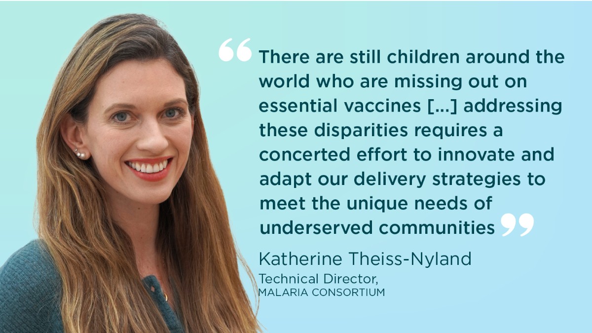 As #WorldImmunisationWeek comes to a close, our Technical Director, Katherine Theiss-Nyland takes a moment to reflect on the remarkable progress made in immunisation programmes and the work that remains to close the equity gap. #malariavaccine brnw.ch/21wJdr3