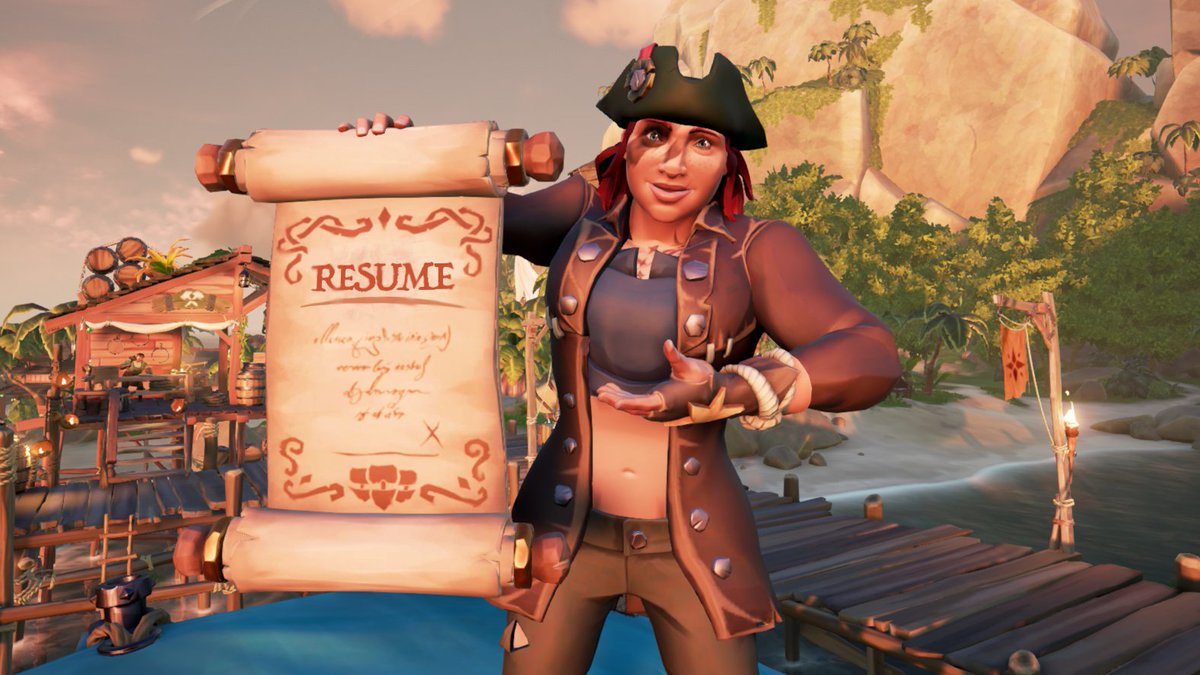 Sadly my time at @RareLtd is ending soon as my contract wraps up. Working on @SeaOfThieves has been an amazing experience & I'm so grateful to have worked with such an awesome community & team! I'll be on the hunt for Community Manager or Associate Producer roles from August 🧵