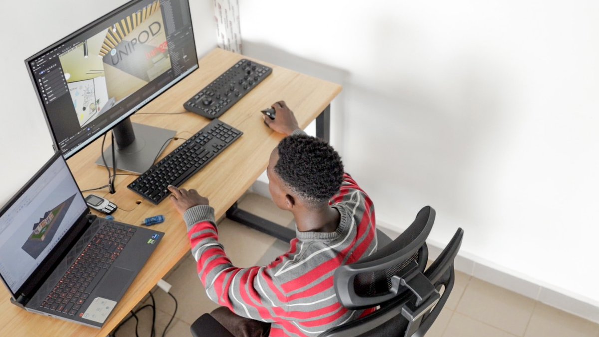 #timbuktoo is a catalyst for change, providing opportunities for #African youth to transform their dreams into reality. See how our #Unipod in #Rwanda is supporting young people like Lucas to innovate. More: bit.ly/4aMoQeW