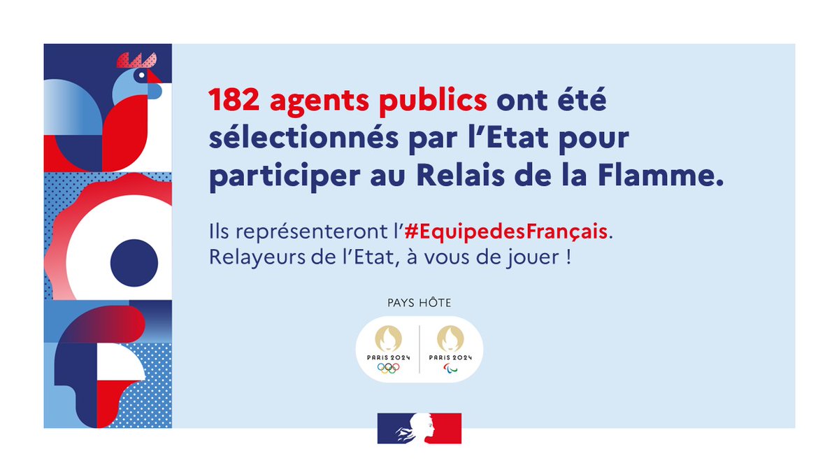 #JO2024 | Aujourd'hui, la flamme olympique est remise à @Paris2024 ! 🔥 Après un parcours à travers la France lors du relai, elle arrivera sur le territoire de @prefpolice à Paris le 14 juillet 2024 avant de sillonner l'Île-de-France. #ÉquipeDesFrançais #RelaisDeLaFlamme