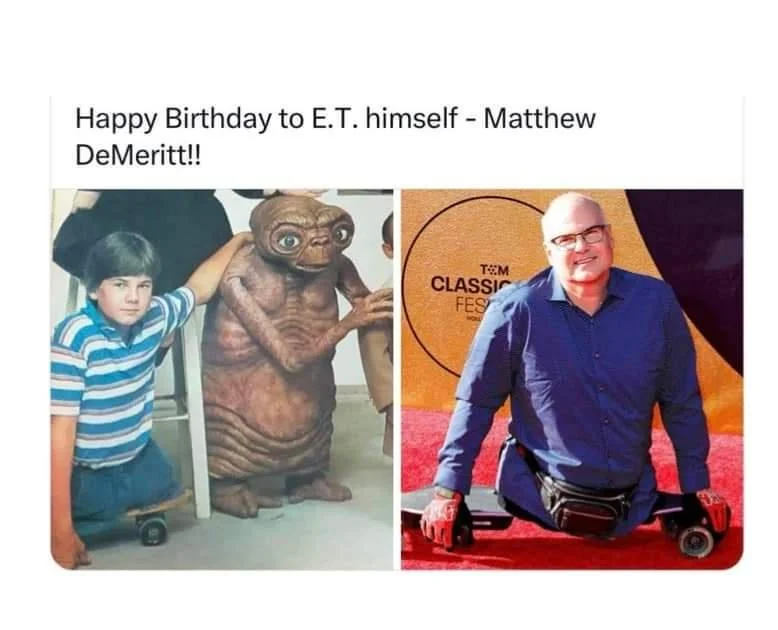Tengo hoy de años que me entero de esto de E.T.