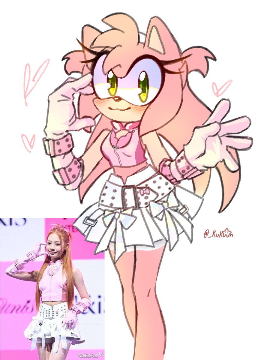 _Kukuun's tweet photo. saw someone draw her in a new jeans outfit so–
#amyrose #SonicTheHedgehog https://t.co/iQDm32fBJt