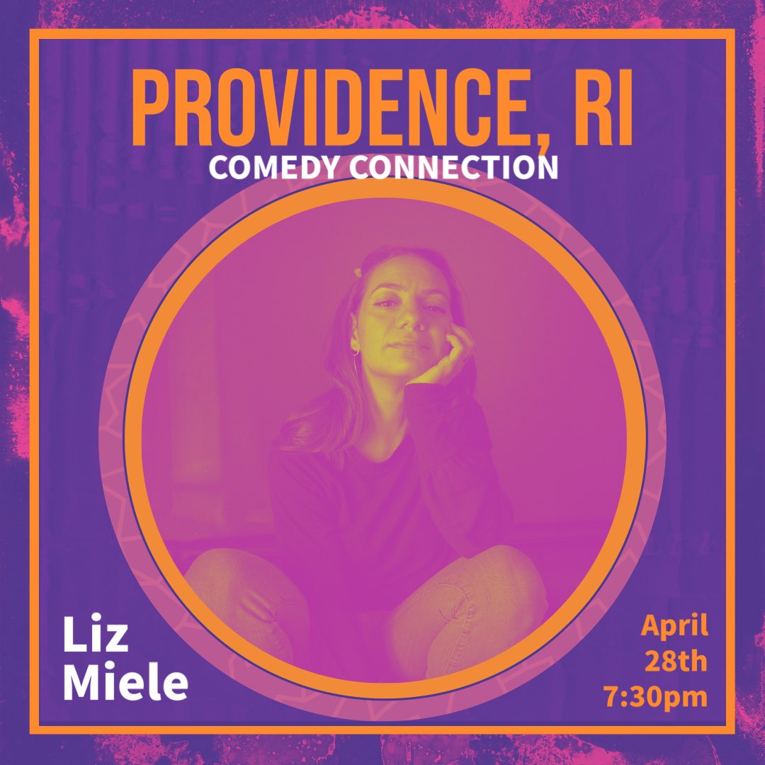 Tonight & tomorrow: Hartford & Sunday: Providence! Come see my newest hour “Space Camp” live and please watch my new special Murder Sheets now on youtube. All show info at lizmiele.com