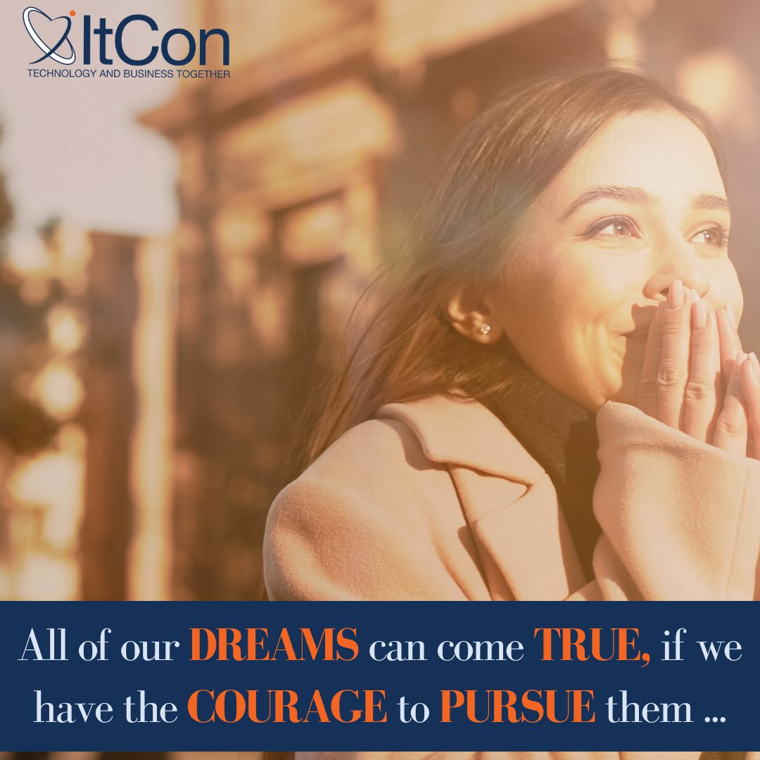 All our dreams can come true, if we have the courage to pursue them.  #DreamChaser #DreamBelieveAchieve #Itconinc

Like, follow, and visit our pages linked below to stay updated:
instagram.com/itconinc/
facebook.com/itconin/
linkedin.com/company/itcon-…
itconinc.com