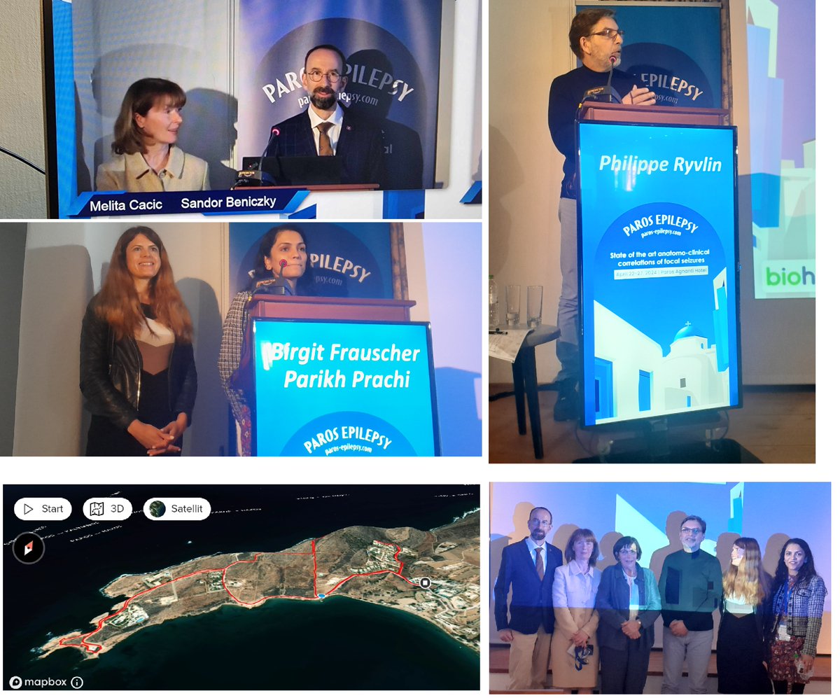 Great pleasure talking about versive seizures, together with Melita Cacic @ the epilepsy symposium in Paros! Excellent congress organized by Philippe Ryvlin, Philippe Kahane & Alexis Arzimanoglou! To be continued! And: nice run with @AnphyLab @IlaeWeb @EpiCARE_ERN @EpiDisorders