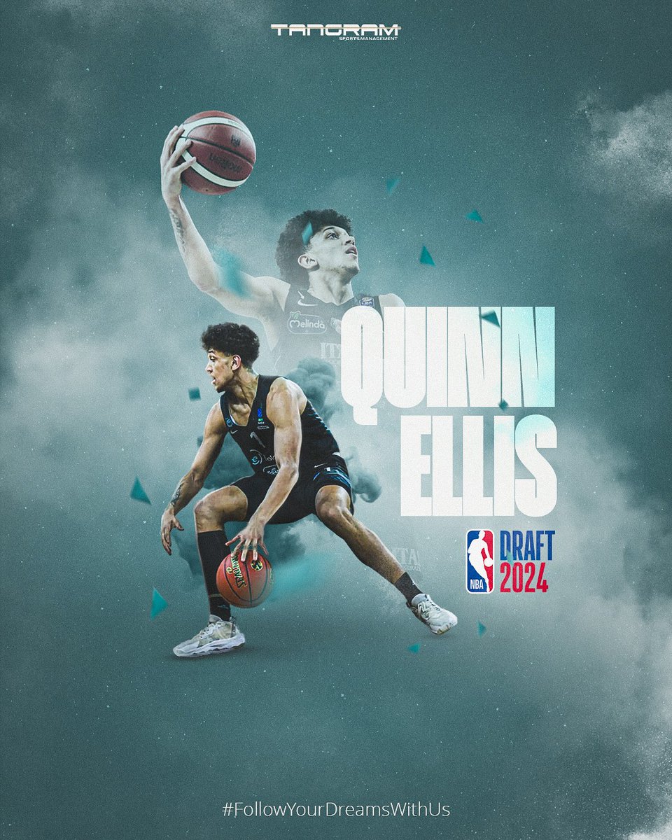 Tangram Sports (@tangramsports) on Twitter photo 𝗤𝗨𝗜𝗡𝗡 𝗘𝗟𝗟𝗜𝗦 officially declared for the 2024 NBA Draft!
<a href="/Quinnellis1403/">Quinn ellis</a> - The 2003-born British combo guard had a breakout <a href="/EuroCup/">BKT EuroCup</a> season with <a href="/AquilaBasketTN/">Dolomiti Energia Trento</a> and is currently getting ready for the playoffs of <a href="/LegaBasketA/">Lega Basket Serie A</a>!
#TangramSports
#FollowYourDreamsWithUs 𝗤𝗨𝗜𝗡𝗡 𝗘𝗟𝗟𝗜𝗦 officially declared for the 2024 NBA Draft!
<a href="/Quinnellis1403/">Quinn ellis</a> - The 2003-born British combo guard had a breakout <a href="/EuroCup/">BKT EuroCup</a> season with <a href="/AquilaBasketTN/">Dolomiti Energia Trento</a> and is currently getting ready for the playoffs of <a href="/LegaBasketA/">Lega Basket Serie A</a>!
#TangramSports
#FollowYourDreamsWithUs