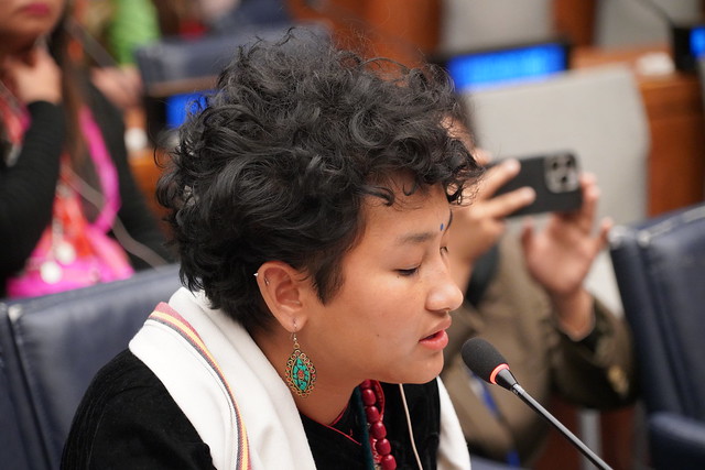The meaningful participation of #Indigenousyouth in addressing global challenges such as climate change and conflict resolution is crucial for upholding self-determination and ensuring future generations can continue living in harmony with Mother Earth. #WeAreIndigenous
