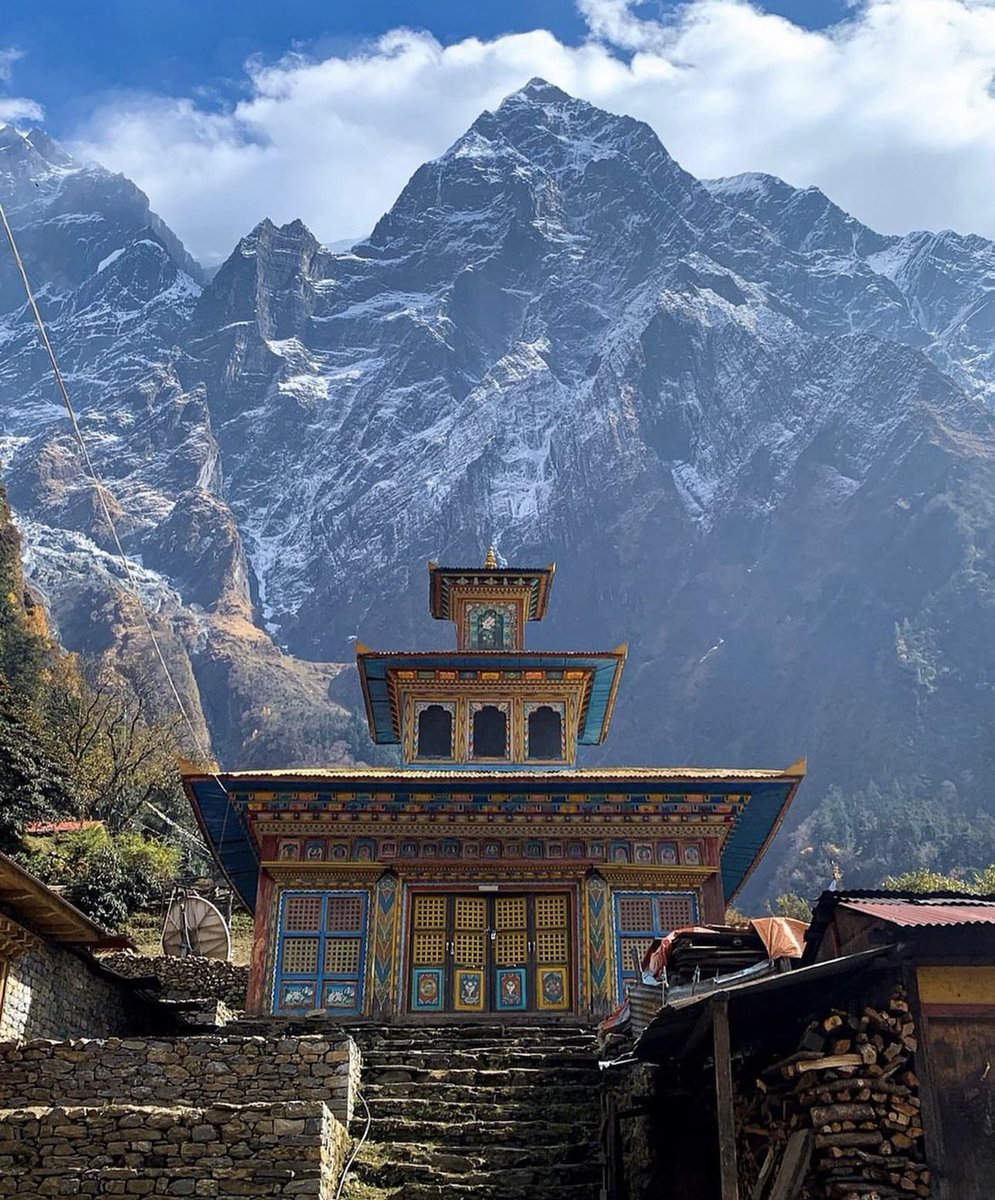 A rare Tibetan Buddhist temple in the highlands of upper western Nepal built with a mixture of pagoda architecture, resembling a Hindu temple at first glance.

May all sentient beings be happy and mindful.