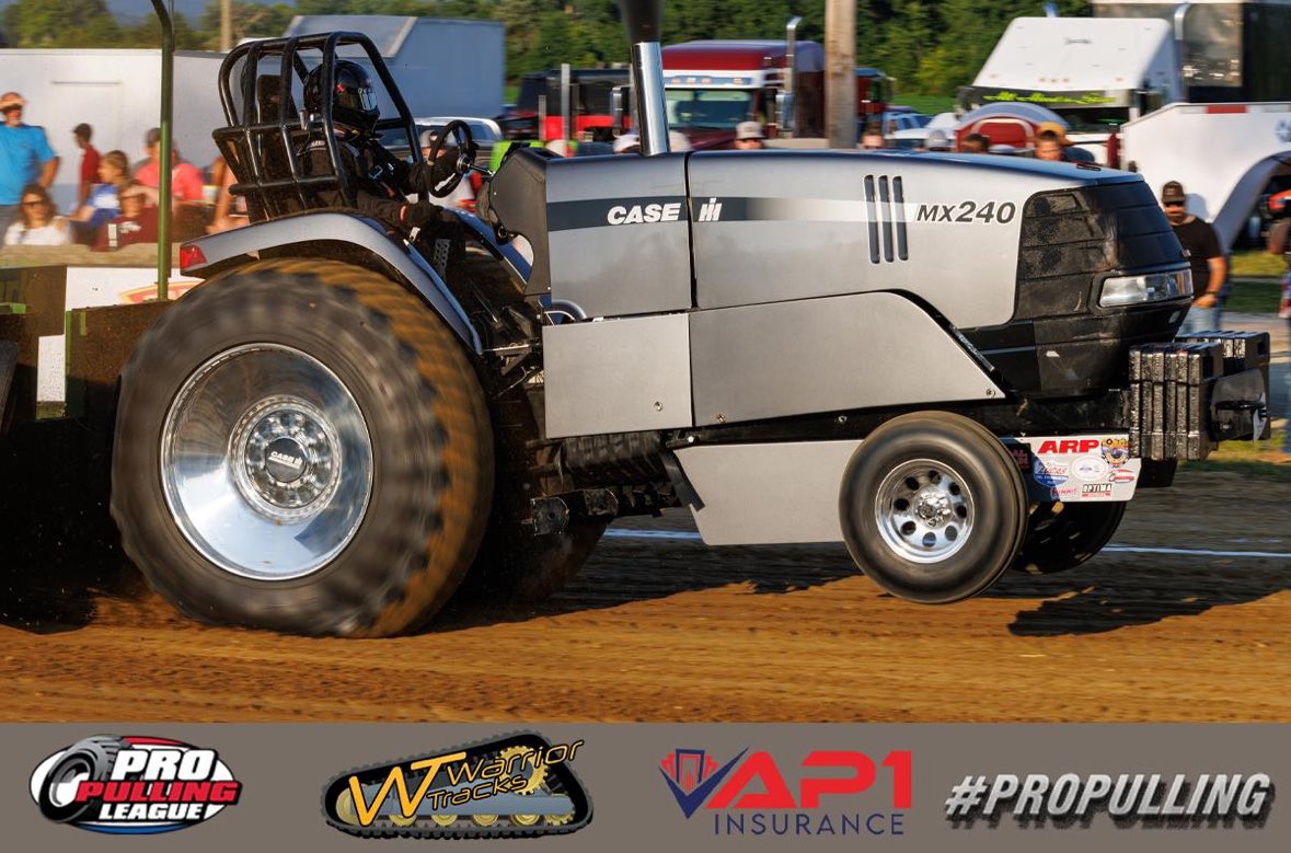 Warrior  Tracks Blazes Path with Pro Pulling League As Sponsor of AP1 Insurance Midwest Region Hot Farm Class  propulling.com/press/2024/art… #lucasoil #ProPulling