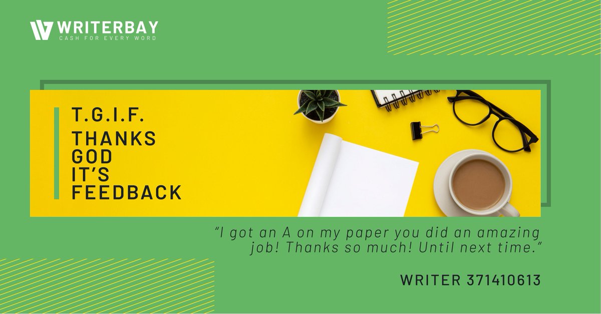 #writerbay #cashforeveryword #fridayfeedback #awesomewriters #tgif #freelancewriting #workfromhome