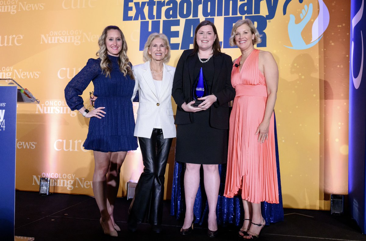 Meaghan Mooney, BSN, RN, OCN won the 2024 CURE Extraordinary Healer Award this week—an honor that recognizes the most noble and dedicated nurses in the cancer community who have committed tremendous efforts to support oncology patients and their families. ascn.io/6016bvDYO