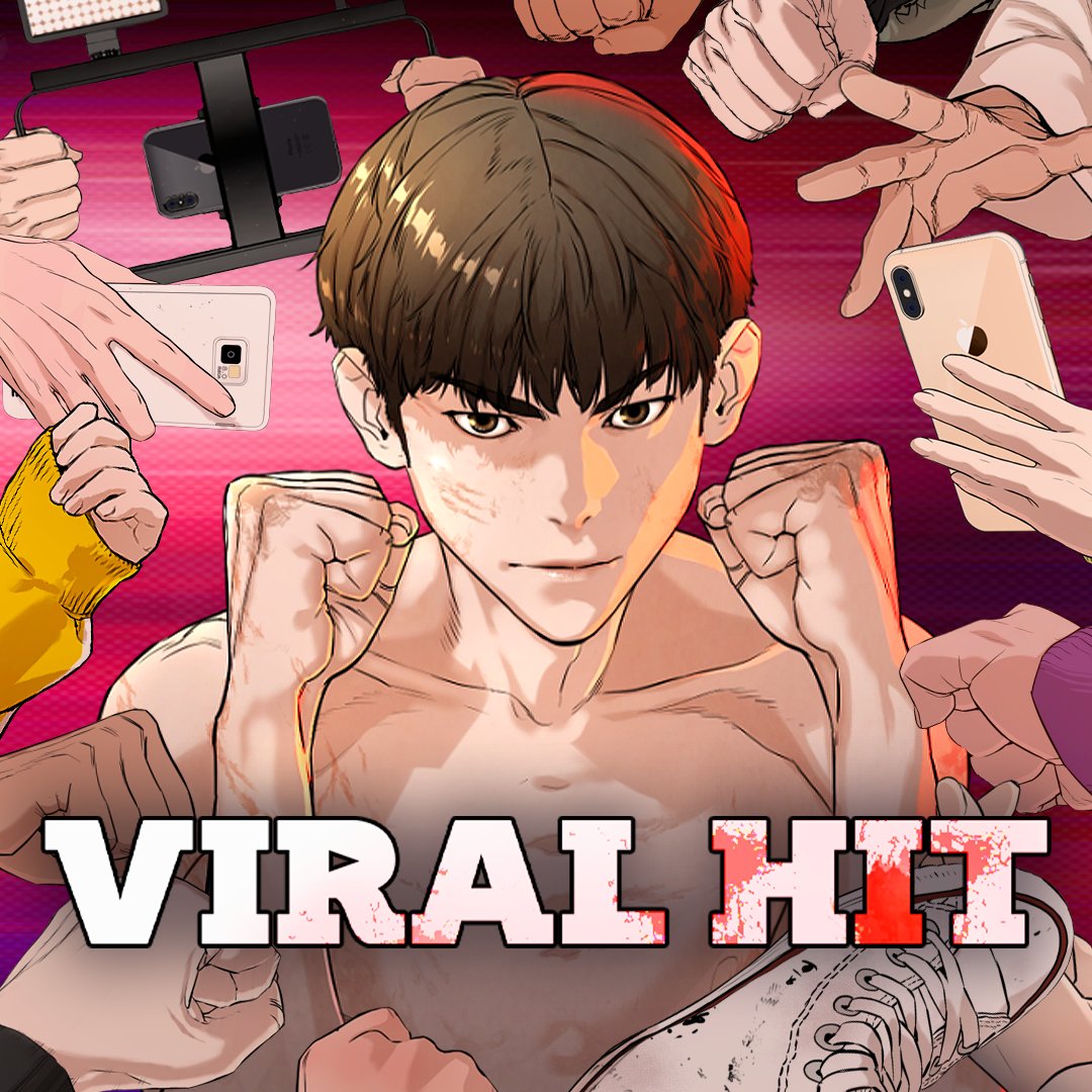 It's time to strike back and rake in the views! Who's caught up on Viral Hit's anime on @Crunchyroll? 🙋 #WEBTOON #ViralHit