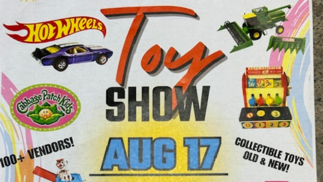 Get ready for fun at the 1st Annual Toy Show presented by Westridge Mall and Capital City Diecast! August 17th, 10:00 AM - 8:00 PM. Discover treasures and relive childhood memories. Don't miss out! #ToyShow #WestridgeMall #CapitalCityDiecast mycountry1069.com/event/toy-show/
