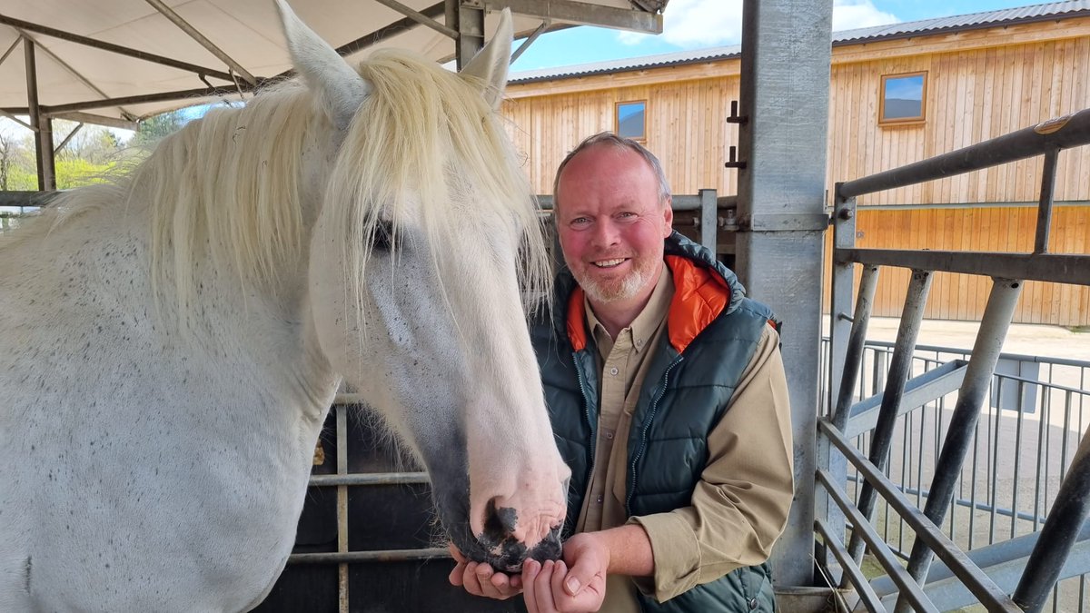 It's a tense time for our Shire horse Silver who is due to give birth to her foal any day now. Join Farmer Rob for a special Facebook Live broadcast tomorrow at 7.30am to see how she's doing! facebook.com/events/3455440…