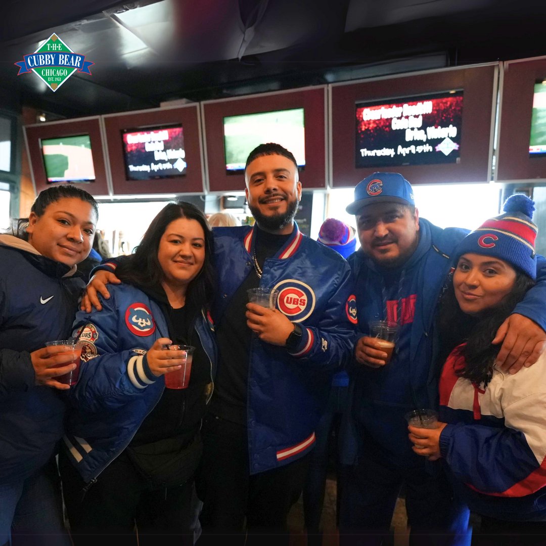 Never skip on a Cubby Bear pregame and postgame. 🍻