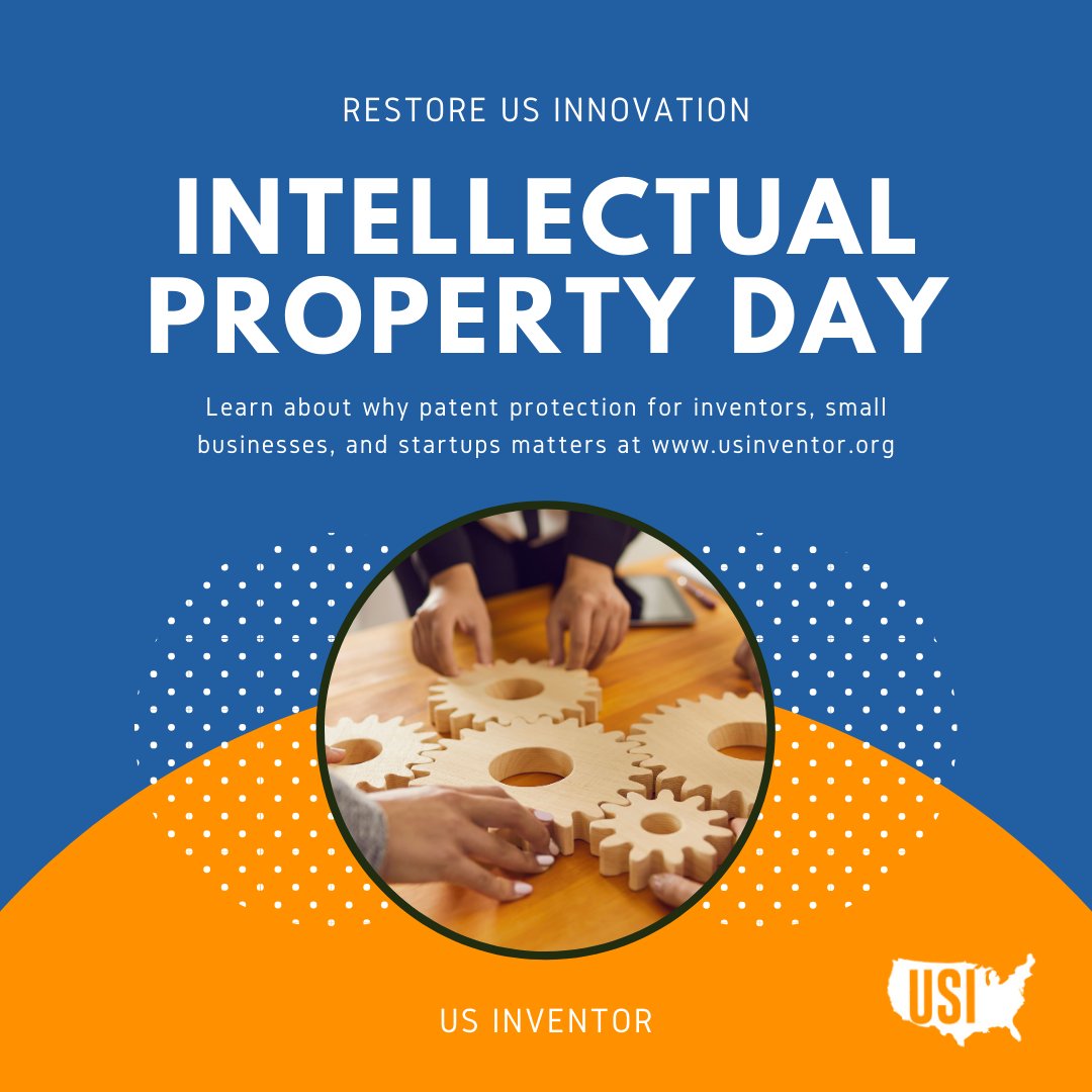 Happy National IP Day!💡 We celebrate the ingenuity&creativity of inventors across the nation. Join us in honoring their contributions&supporting a brighter future for intellectual property rights. Explore how you can make a difference at usinventor.org
