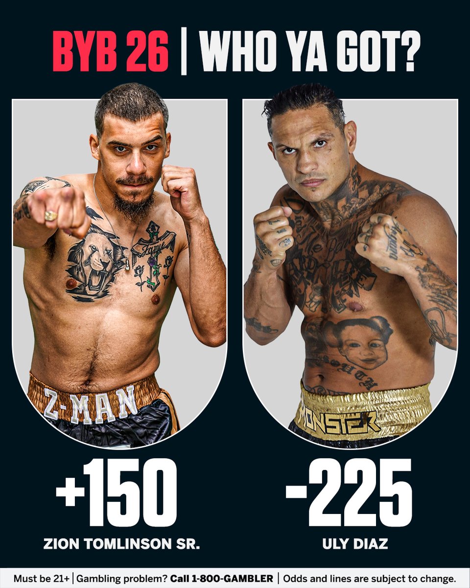 BYB Extreme Fighting Series is in Denver on May 10th for the Mile High Brawl 🍿

Who ya got in each matchup? 🤔