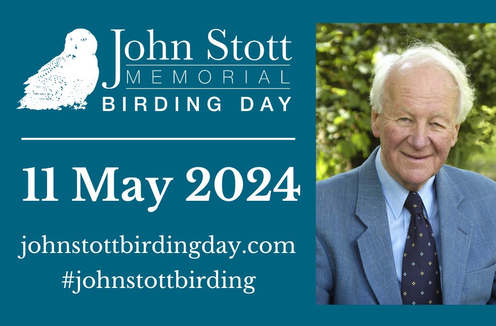 Save the date! This year's John Stott Memorial Birding Day is on May 11. Let us know if you plan to take part, and keep an eye out for stories on the day from our team in Central Texas! Learn more at johnstottbirdingday.com #JohnStottBirding