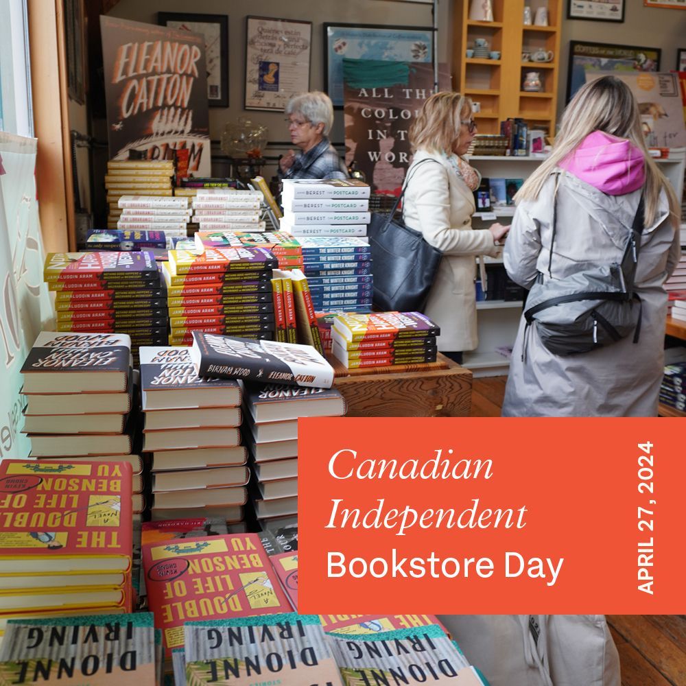 Tomorrow is Canadian Independent Bookstore Day #CIBD2024! We’re lucky to work with a number of incredible Vancouver bookstores—including our official bookseller, @book_warehouse / @blackbondbooks—and are endlessly grateful for all they contribute. ❤️ indiebookstores.ca/cibd/