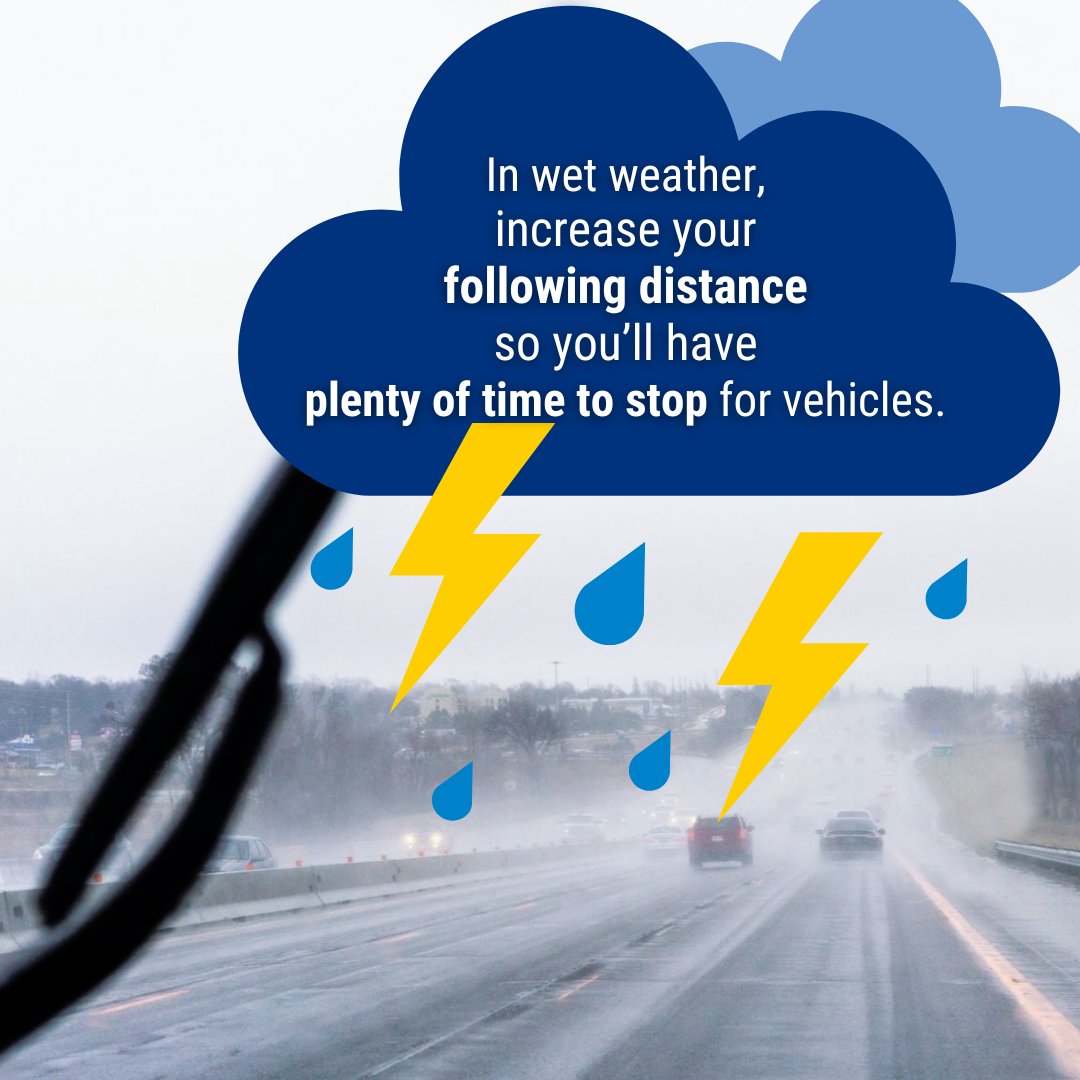 Remember, driving on slick roads requires extra precautions and preparedness! 🌧️