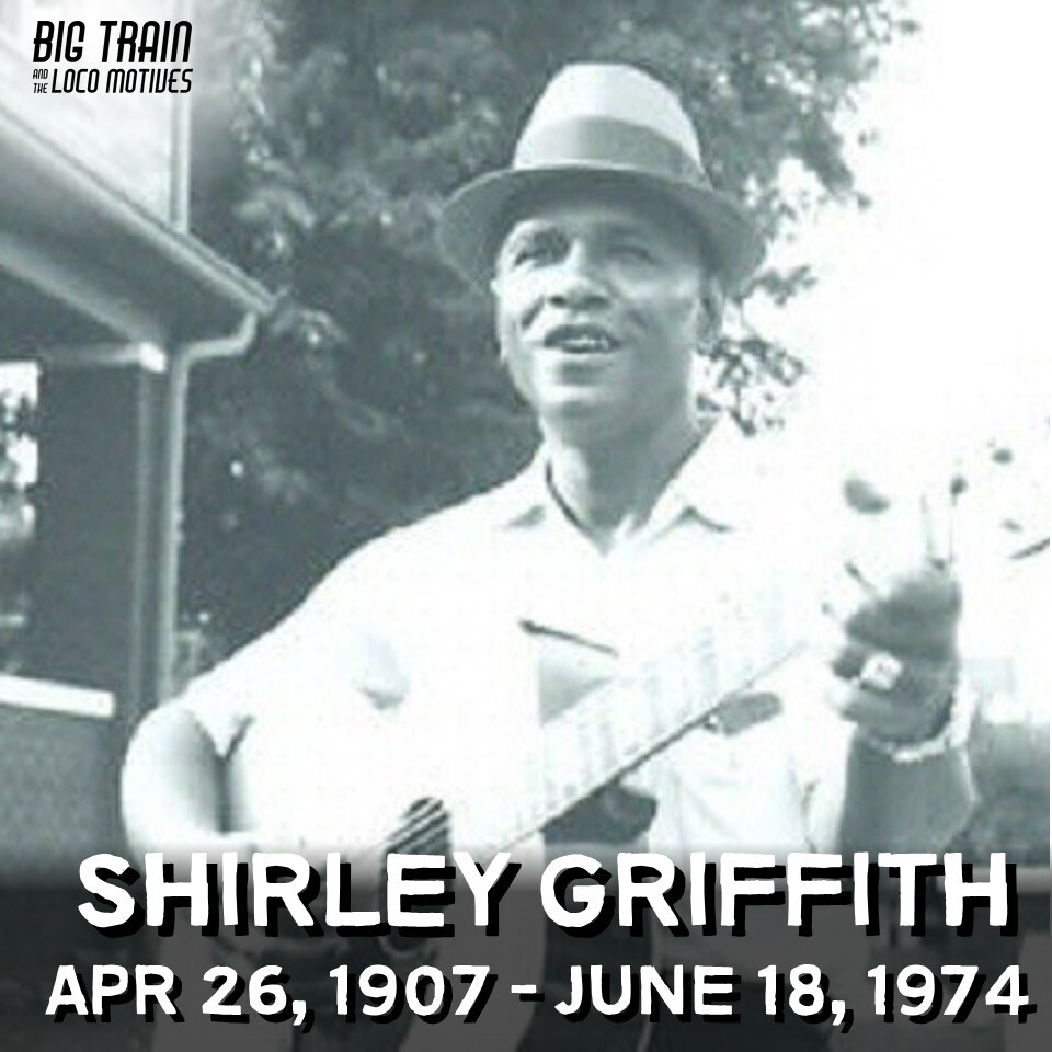 HEY LOCO FANS - Happy Birthday to blues singer, songwriter, and guitarist Shirley Griffith who was born this day back in 1907. , he is best known for 'Walkin' Blues' and 'Bad Luck Blues'.#Blues #BluesMusic #BluesSongs #BigTrainBlues #BluesHistory #ChicagoBlues