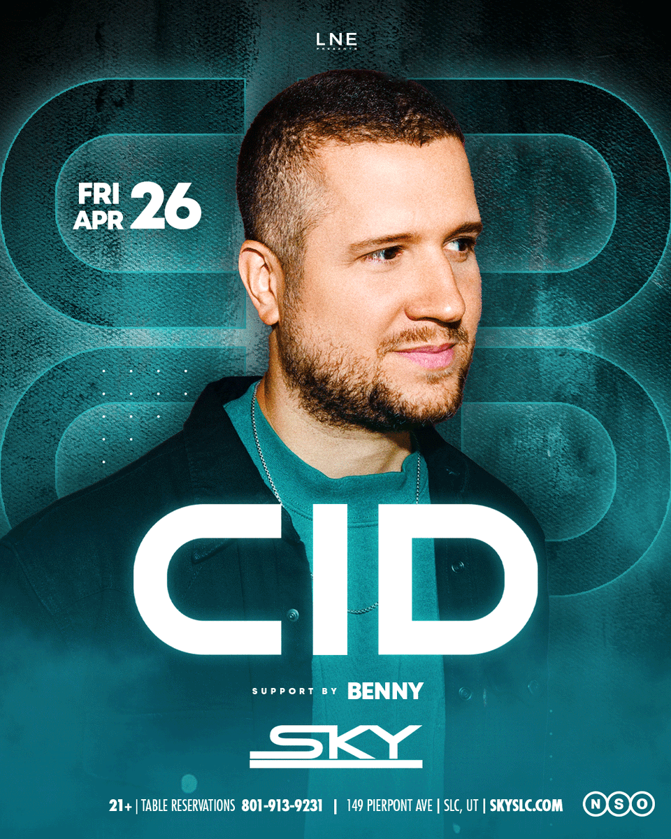 It's always a party when @CIDmusic is in town! 🪩 Grab the besties and head downtown, the dance floor is calling you! ☎️ + Benny gettin' the room bumpin' Make your plans at SKYSLC.COM 📲 VIP Tables 🍾 Call/Text: (801) 913-9231