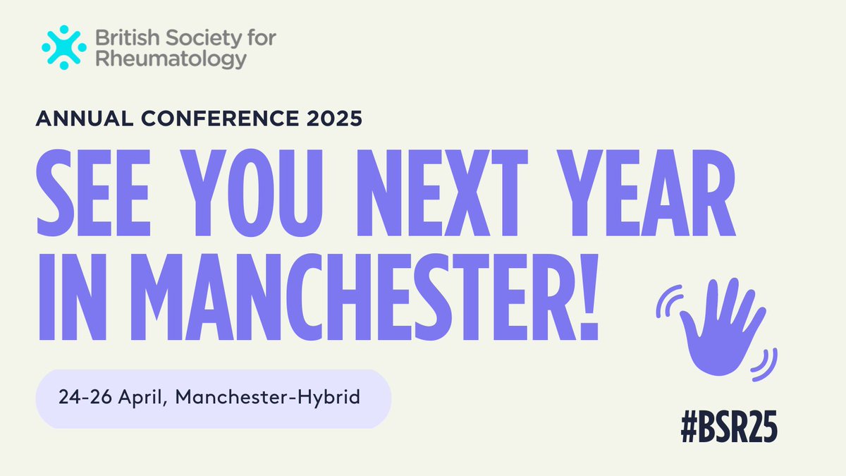 We can't believe it's over already! It's been an absolute pleasure having you all and we can't wait to see you online or in Manchester for #BSR25.

Register your interest for next year's conference here 👉 bit.ly/4ba5Syx