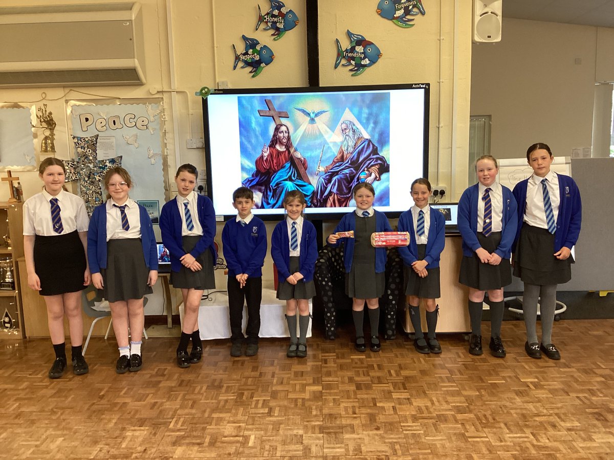 Ethos Group did a brilliant job leading KS2 worship on Wednesday. The theme for worship this week is 'The Holy Spirit' and so they explained what this means using examples to help. This included using eggs, fire, and a Twix bar!  #watergrovetrust #providingmore