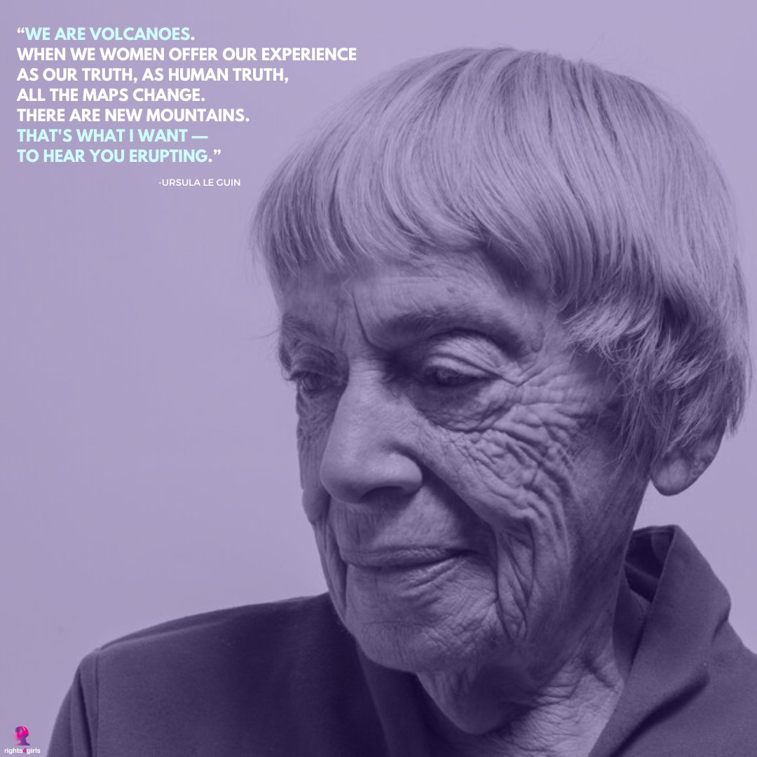 #FeministFriday brought to you by the brilliant author #UrsulaLeGuin.