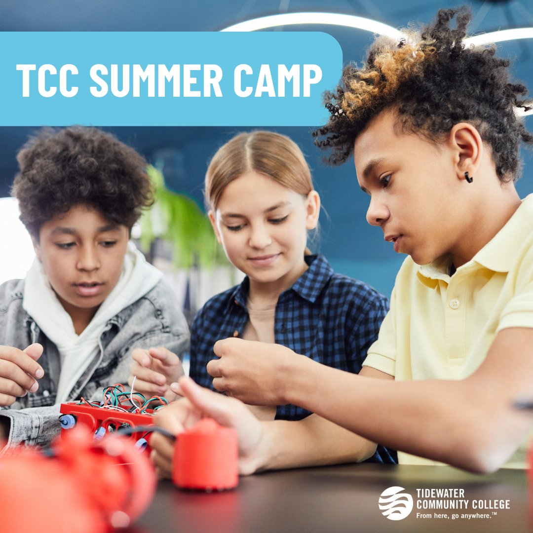 Looking for ways to encourage learning throughout summer break? Sign your child up for TCC Summer Camp! This year, we are offering over 100 camps for ages 2 1/2 up through teens! Hurry, parents! Register before May 31 to receive a $5 discount per camp. workforce.tcc.edu/summer-camps/