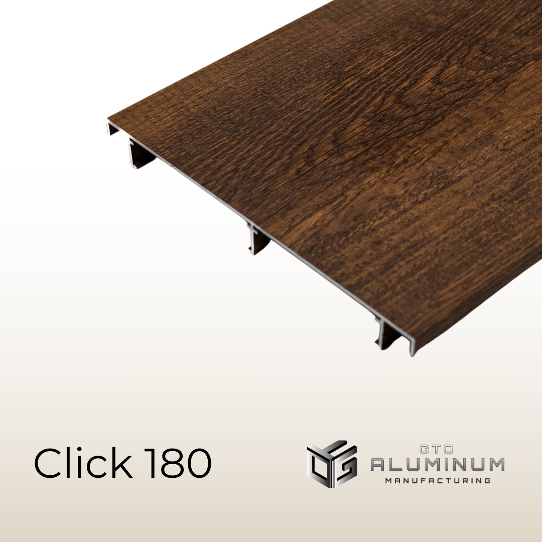 Discover the natural allure of the Click 180 from GTO Aluminum manufacturing, where timeless timber meets modern metal. 

#AluminumCladding #ModernHome #SustainableStyle #LivingRoomInspo