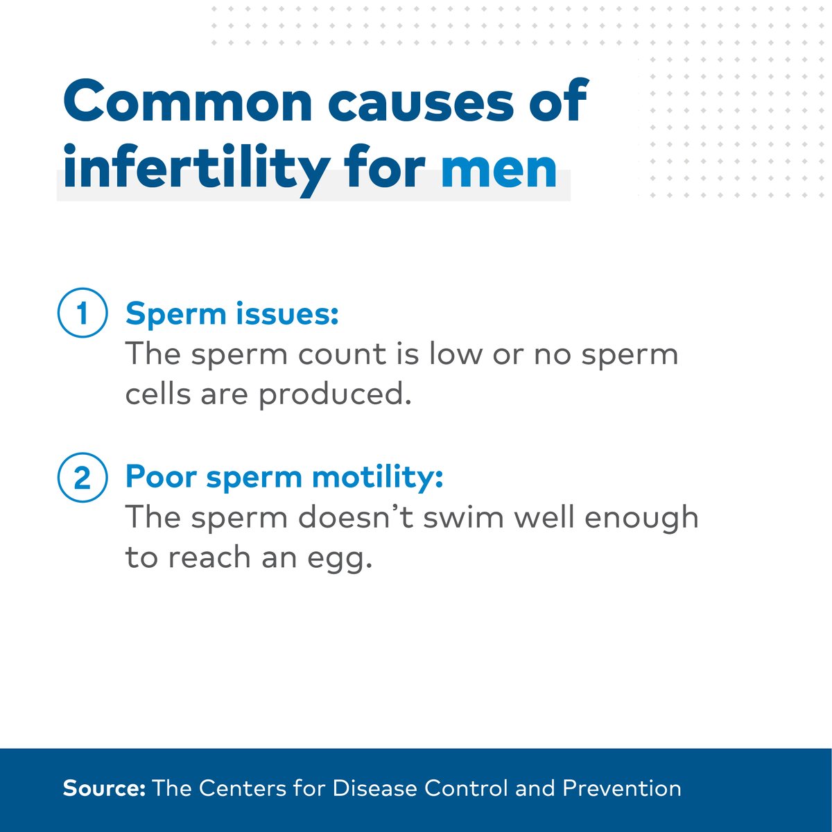 If you're struggling to get pregnant, it’s normal to wonder about #Infertility. Take a look at what may be affecting your ability to conceive. Interested in learning more about fertility treatment options? Talk to your doctor and visit: bit.ly/3vmHive