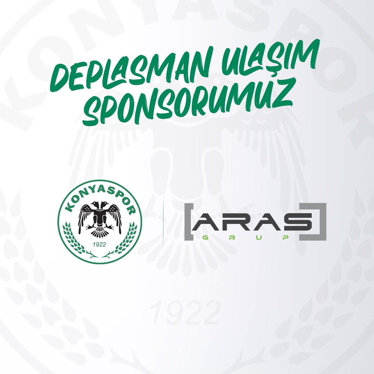 Sivasspor maçı deplasman ulaşım sponsorumuz Aras Grup’a teşekkür ederiz.