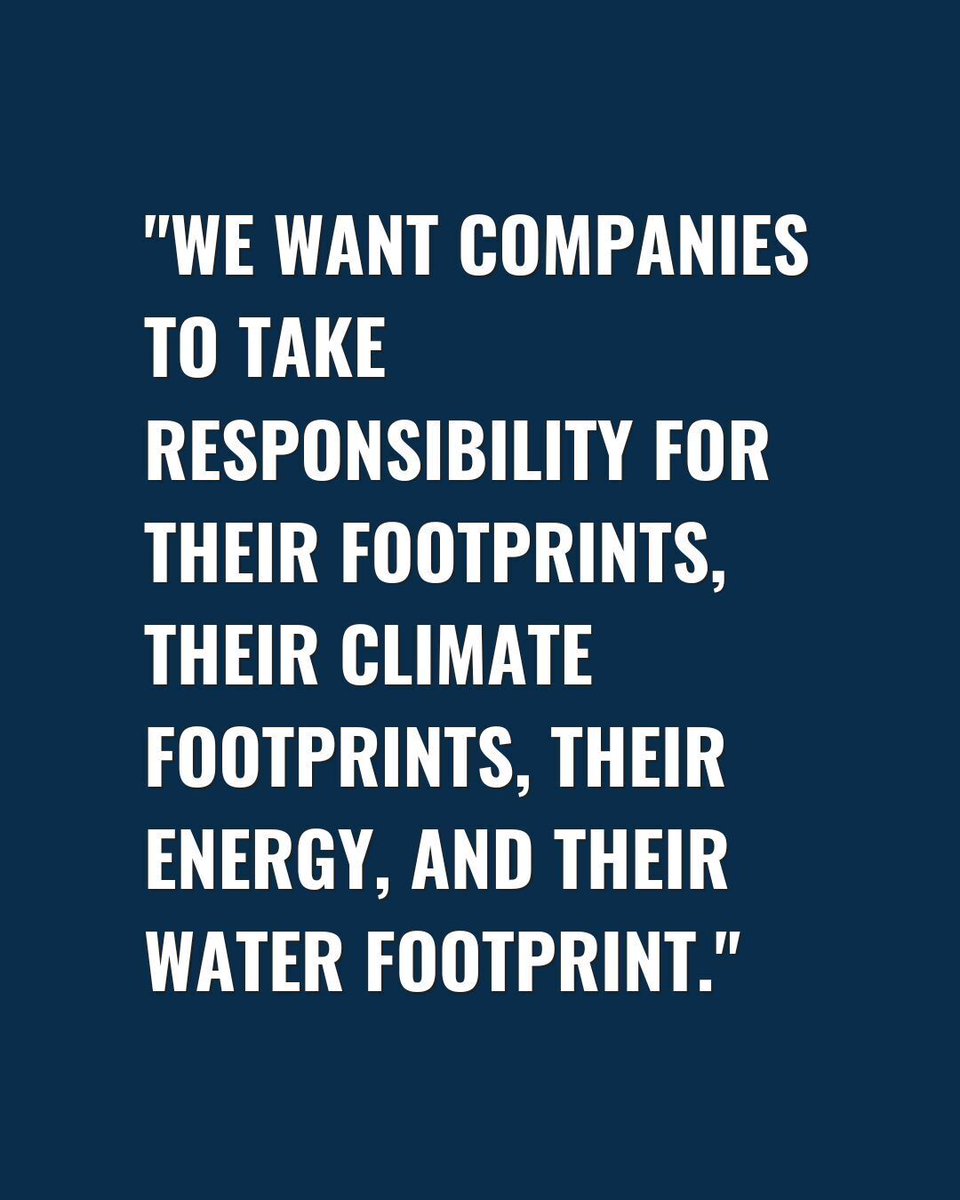 Holding companies accountable for their environmental footprint - from energy & water use to climate impact. It's time they take responsibility. #Sustainability #Corporateresponsibility