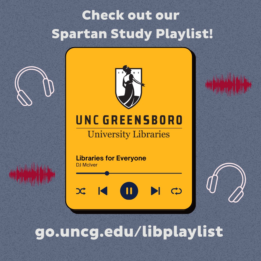 Check out our Spartan Study Playlist, available via Spotify! ow.ly/YaK450ReuX6