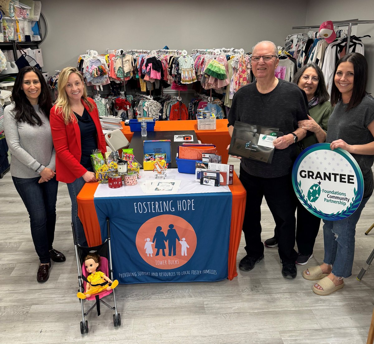 #FCProud to award a #grant to @FosteringHopePA to expand its Foster-Share Closet, serving more local foster families with free clothing and gear. #FCPgrantmaking #Doylestown #BucksCountyPA #philanthropy #giving