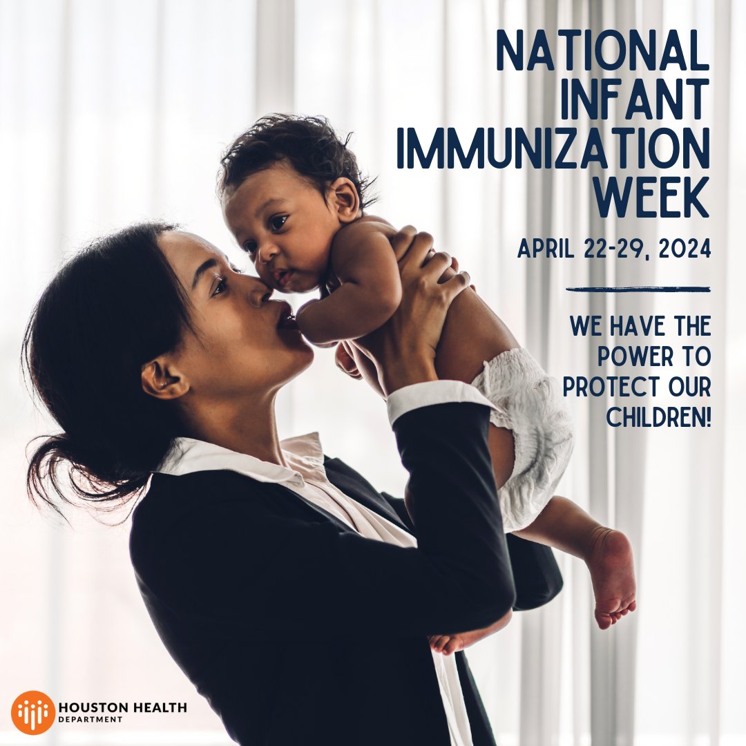 Join us for National Infant Immunization Week, April 22-29! Let's safeguard our little ones from vaccine-preventable diseases. On-time vaccination saves lives! #InfantImmunizationWeek #HealthMatters