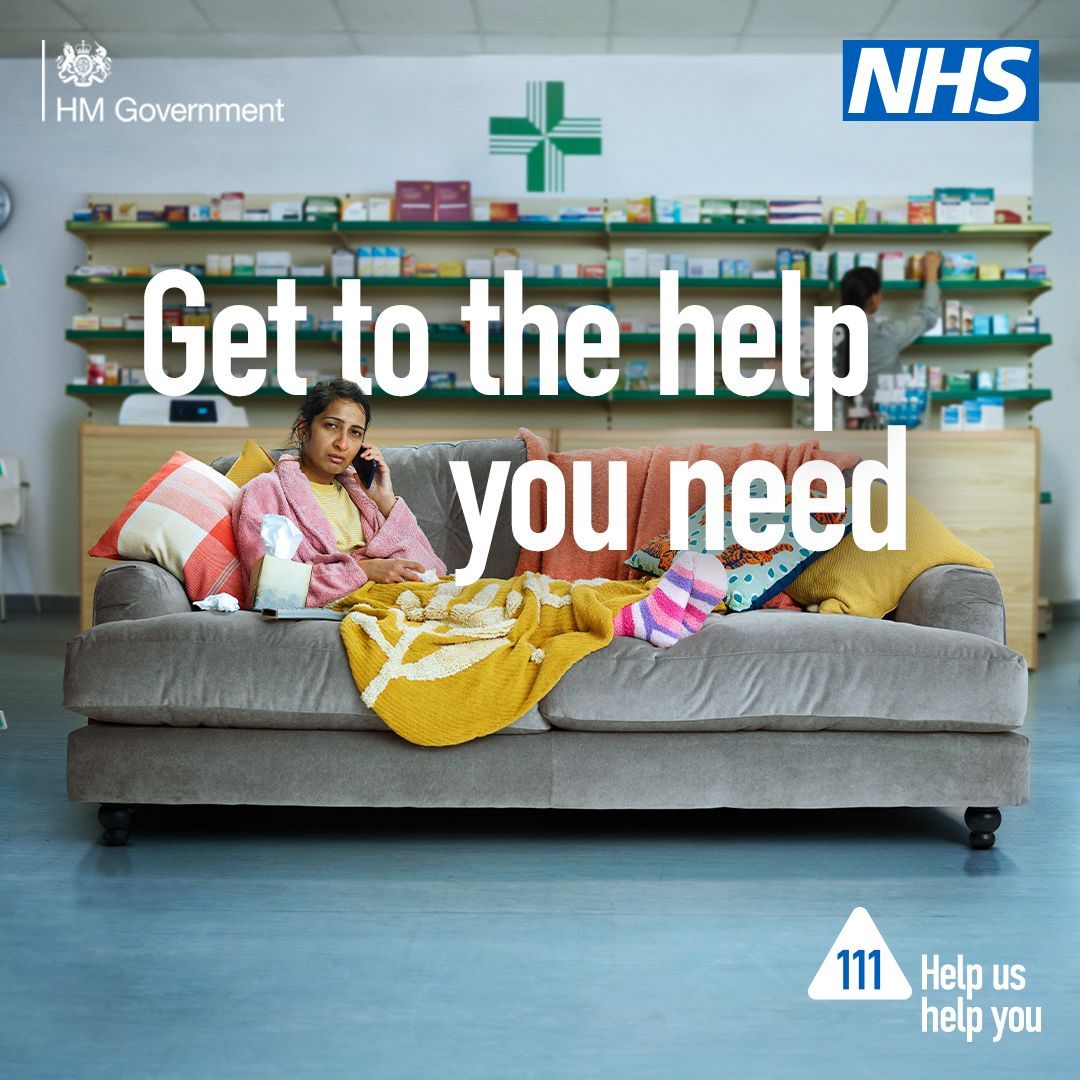 Need medical help over the weekend? If you're not sure where to go, use NHS 111 to get assessed and directed to the right place for you.​ 📲 Call, go online or use the NHS App.