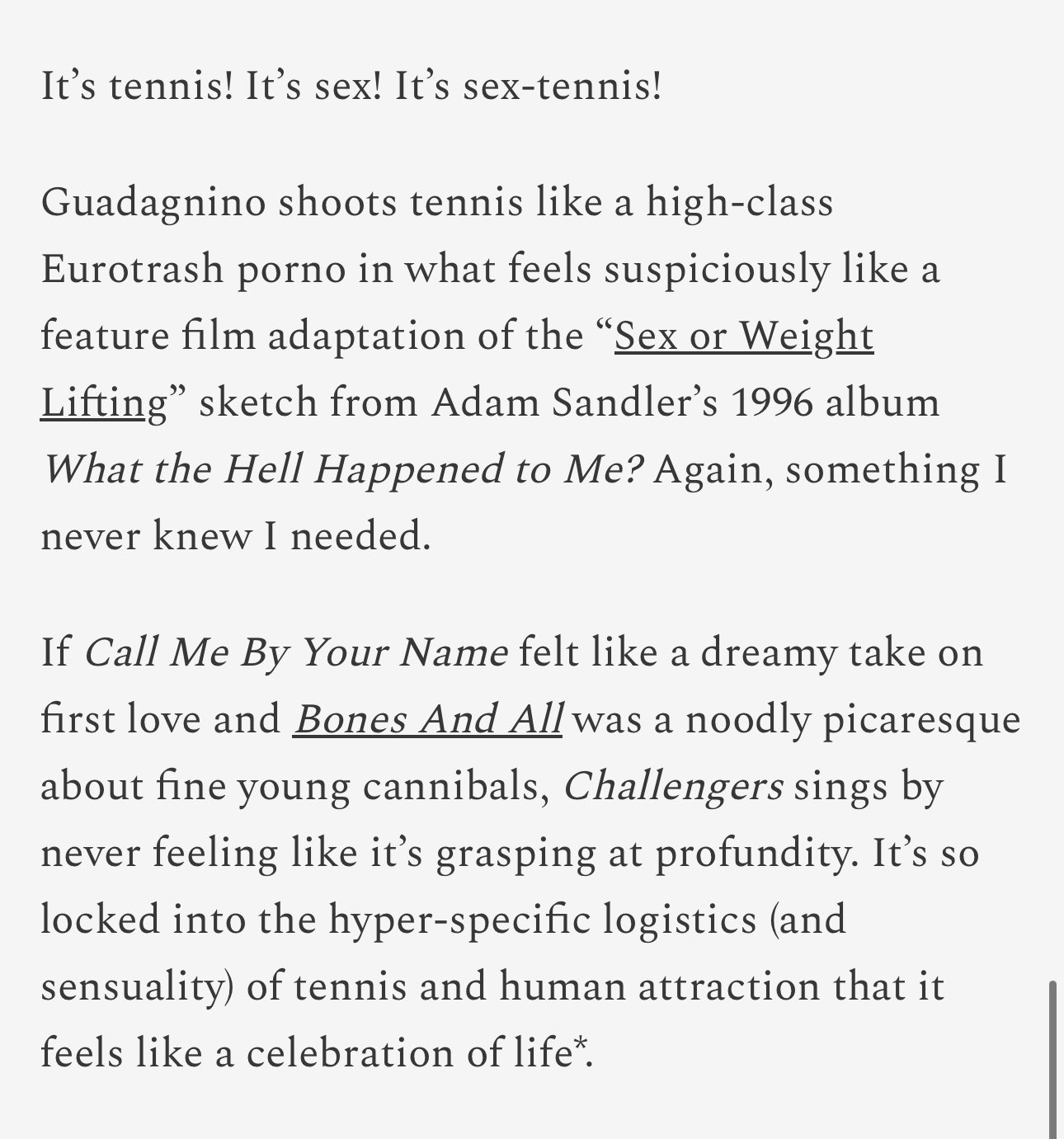 the intricate logistics of cinematic arousal