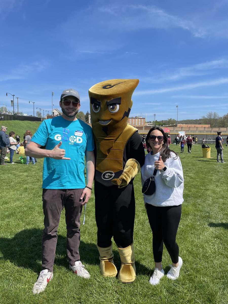 Great day at the Special Olympics @GenevaCollege and we met a celebrity!