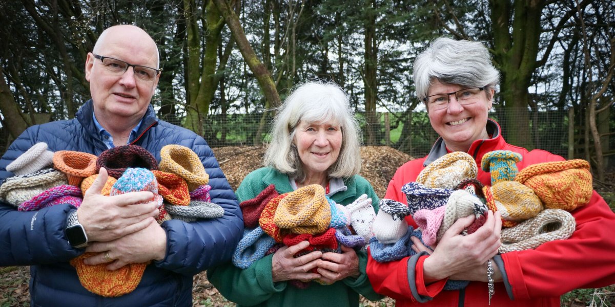 Participants of our Knitwise programme have donated over 100 knitted nests to benefit animals at Hessilhead Wildlife and Rescue Centre. This project follows on from last year when we worked with the centre to reintroduce hedgehogs to the estate.