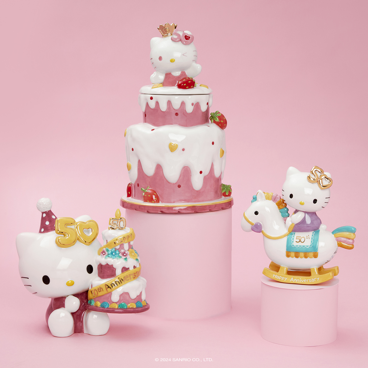 Timeless cuteness 💖 Add to your #HelloKitty50th collection with functional and supercute ceramics! Shop now: sanrio.com/collections/ne…