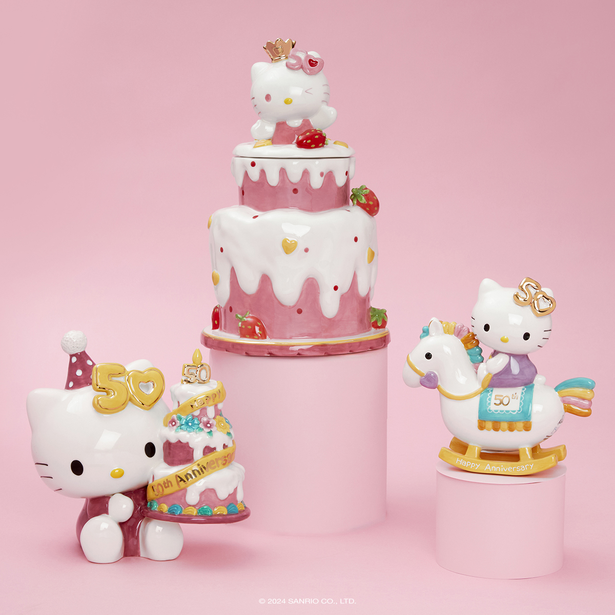 Timeless cuteness 💖 Add to your #HelloKitty50th collection with functional and supercute ceramics! Shop now: LINK sanrio.com/collections/ne…