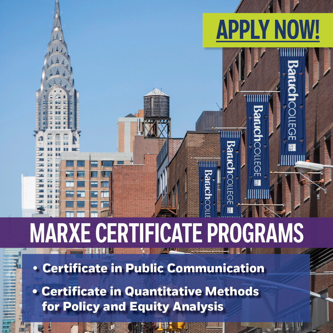 📣Applications are open for Fall 2024. Apply by May 1st to one of our part-time 12-credit programs! For more information and application, visit: ow.ly/5HmB50RlyYA #MarxeSchool #MarxeCertificatePrograms