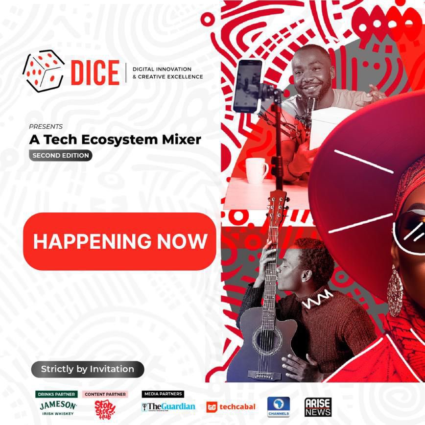 DICE 2.0 is live guys💃🏽💃🏽, Get ready to shake things up and teach you something new. Come join us as we explore the income opportunities in the creative economy. #DICEMixer