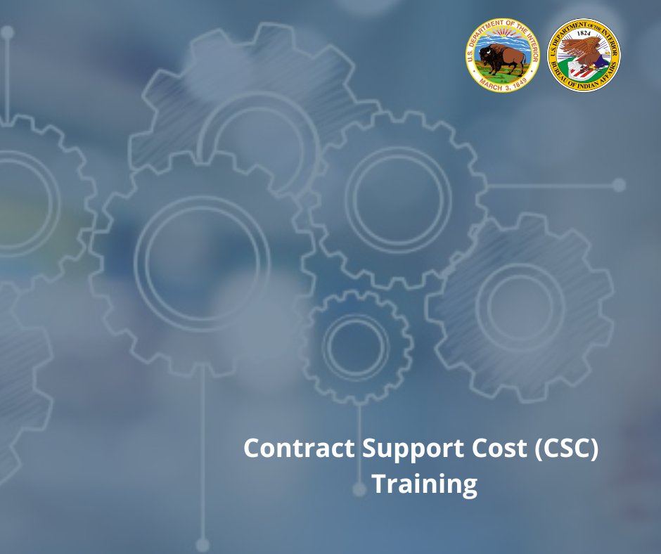 The BIA is hosting Contract Support Cost (CSC) training! The first virtual session takes place on April 30 - May 1 from 9:00 am - 4:00 pm CDT. The sessions will help tribes understand regulations, policy, and calculation formulas. Register today! ow.ly/Kzx150RlupV